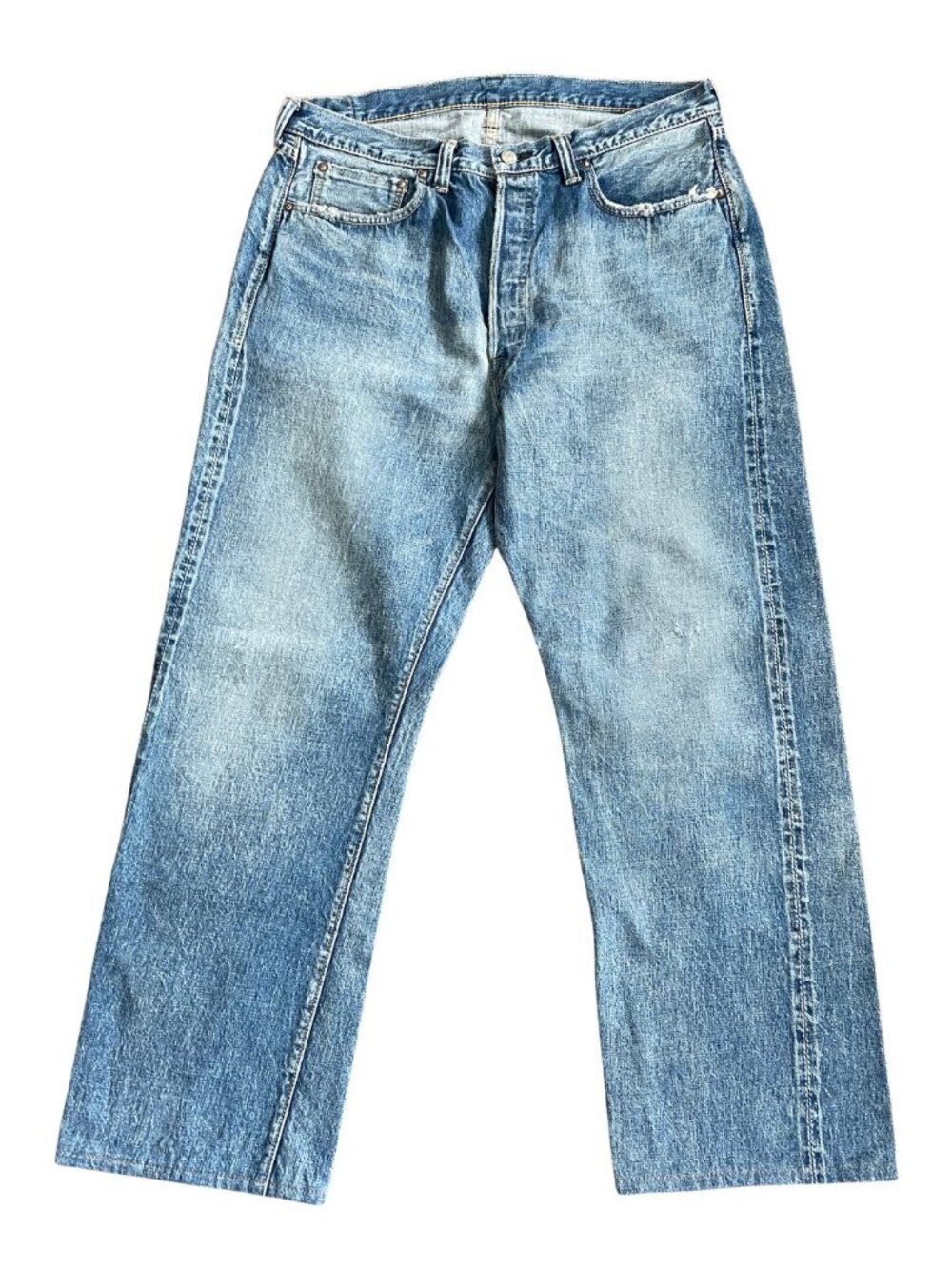 Fullcount 0105 Selvedge Wide Straight Demin Jeans Dartford Wash Men's 36 Japan